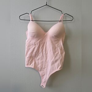 H&M Light Pink Ribbed Top